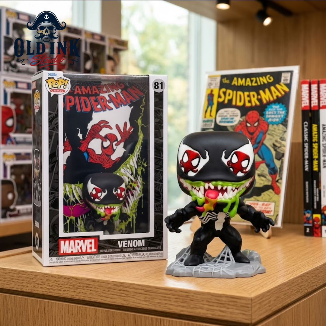 Funko Pop Comic Cover Marvel The Amazing Spider Man Venom 81
