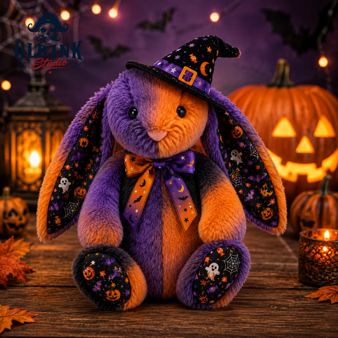 3 Jellycat Blossom Bunny ‘Petal’ Halloween Witch Plush 2026 — image 2